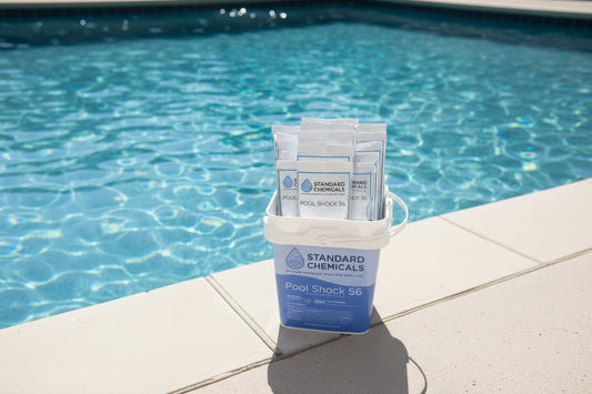 12 lb Bucket (12 × 1 lb Bags) of 56% Calcium Hypochlorite Pool Shock - Standard Chemicals