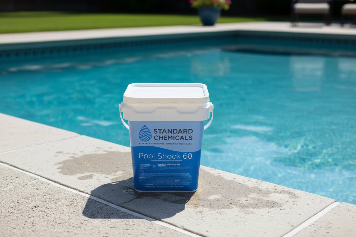 12 lb Bucket (12 × 1 lb Bags) of 68% Calcium Hypochlorite Pool Shock - Standard Chemicals