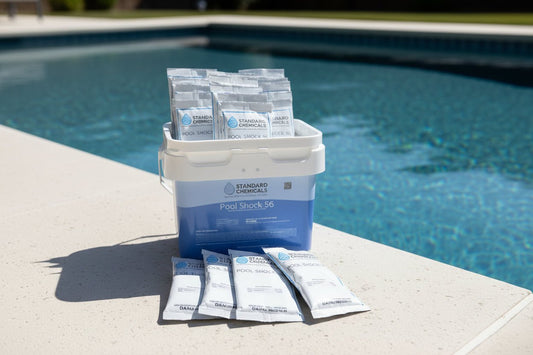 24 lb Bucket (24 × 1 lb Bags) of 56% Calcium Hypochlorite Pool Shock - Standard Chemicals