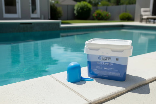 25 LB Bucket of 56% Calcium Hypochlorite Granular Pool Shock - Standard Chemicals
