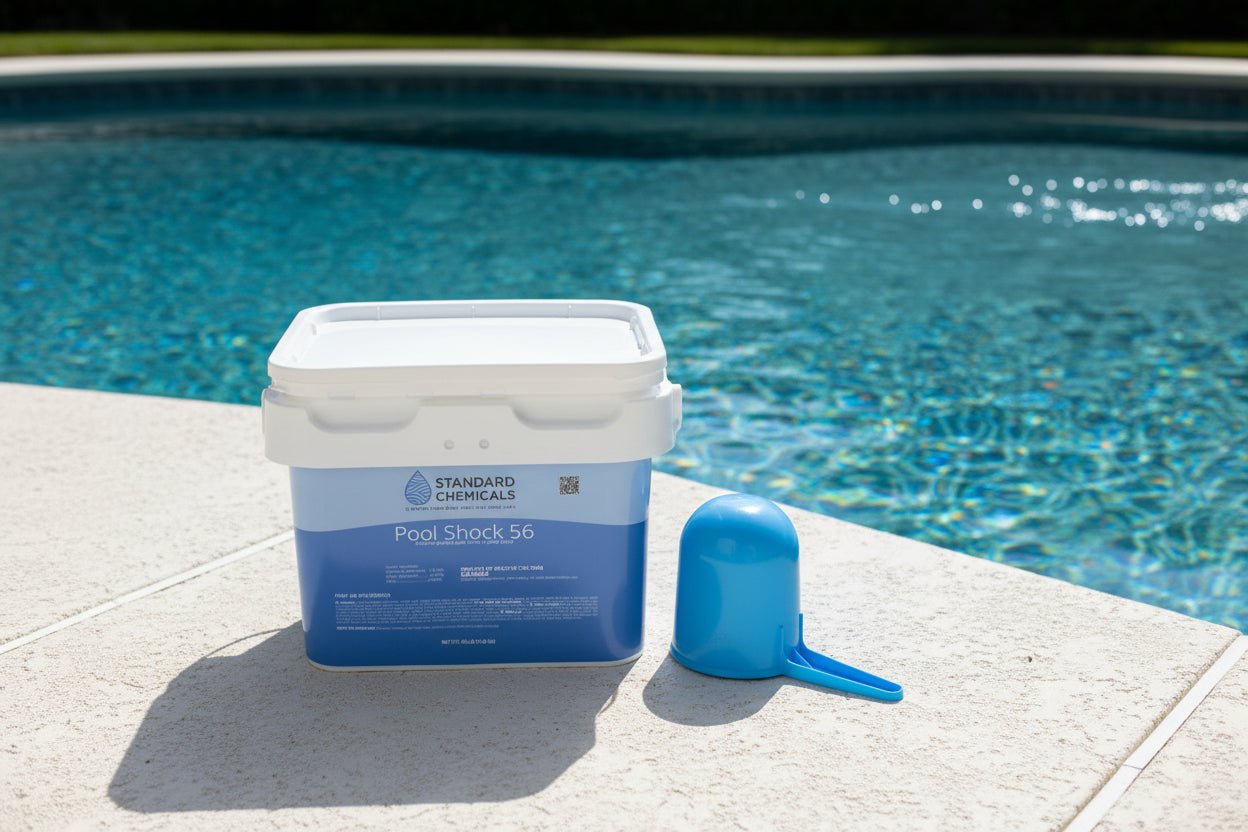 25 LB Bucket of 56% Calcium Hypochlorite Granular Pool Shock - Standard Chemicals