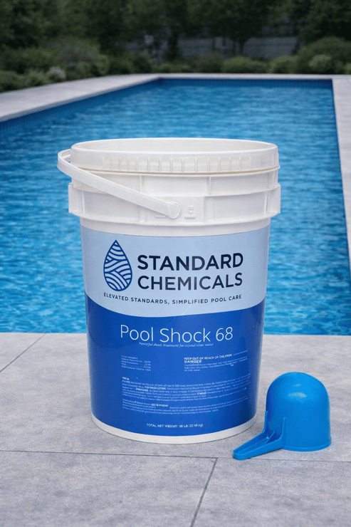 50 LB Bucket of 68% Cal Hypo Pool Shock - Granular Chlorine – Standard ...